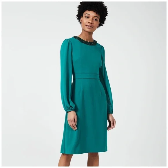 Hobbs London★Janey Dress ジェニードレス グリーン レディース Janey Dress | Hobbs US |